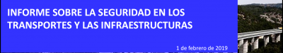 Informe sobre la seguridad en los transportes y las infraestructuras