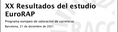 Estudio EuroRAP Cataluña 2021
