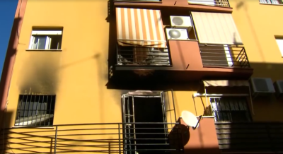 Fachada edificio incendio Huelva