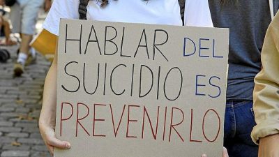 Hablar de suicidio