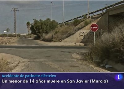 muerte menor accidente patinete