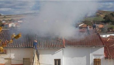 Incendio en zona rural