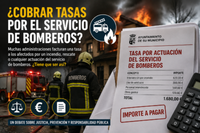 ¿Cobrar tasas por el servicio de bomberos? [10/05/2026]