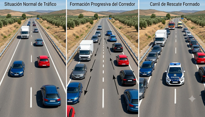 Rettungsgasse, carril de emergencias