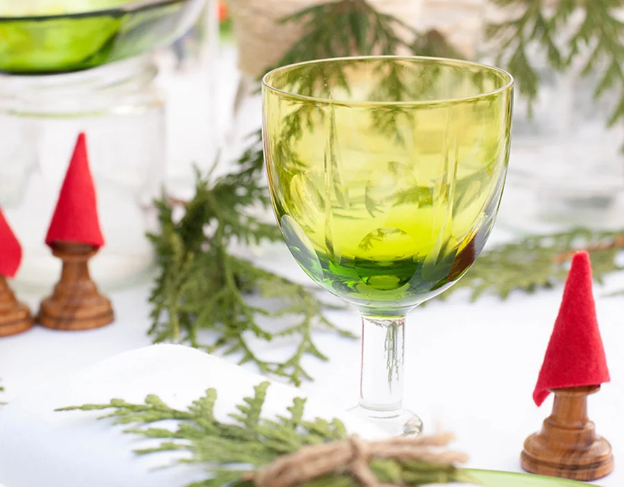 vaso verde navideño vaso verde navideño